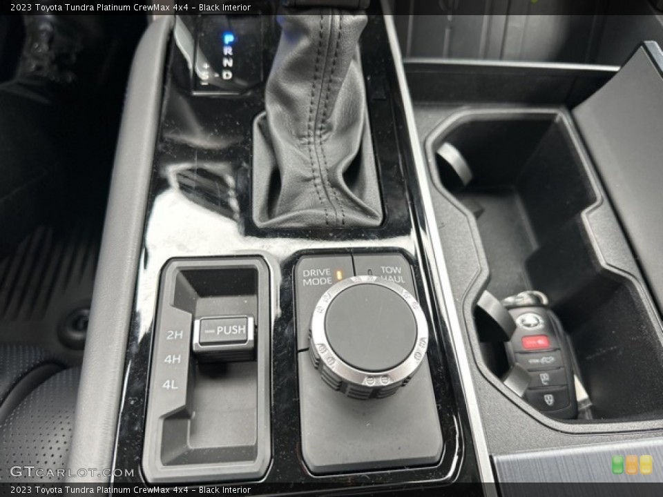 Black Interior Controls for the 2023 Toyota Tundra Platinum CrewMax 4x4 #145678946
