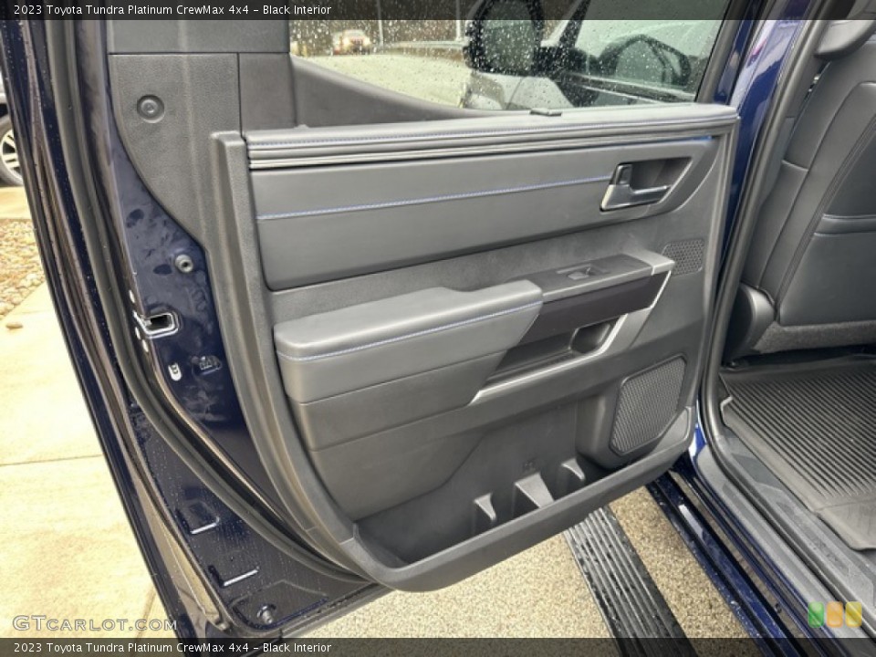Black Interior Door Panel for the 2023 Toyota Tundra Platinum CrewMax 4x4 #145679092
