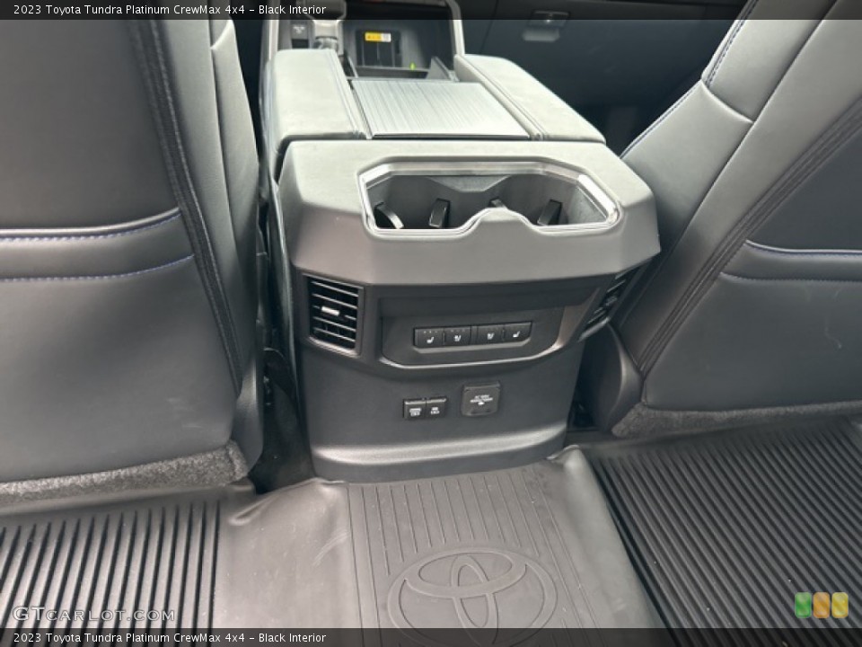 Black Interior Controls for the 2023 Toyota Tundra Platinum CrewMax 4x4 #145679104