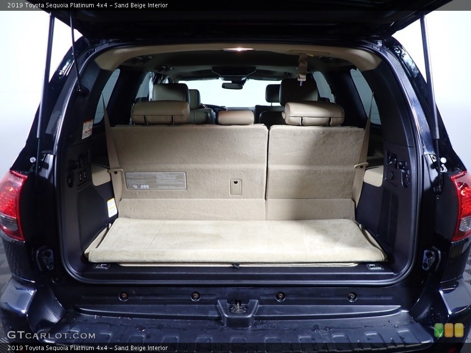 Sand Beige Interior Trunk for the 2019 Toyota Sequoia Platinum 4x4 #145680997