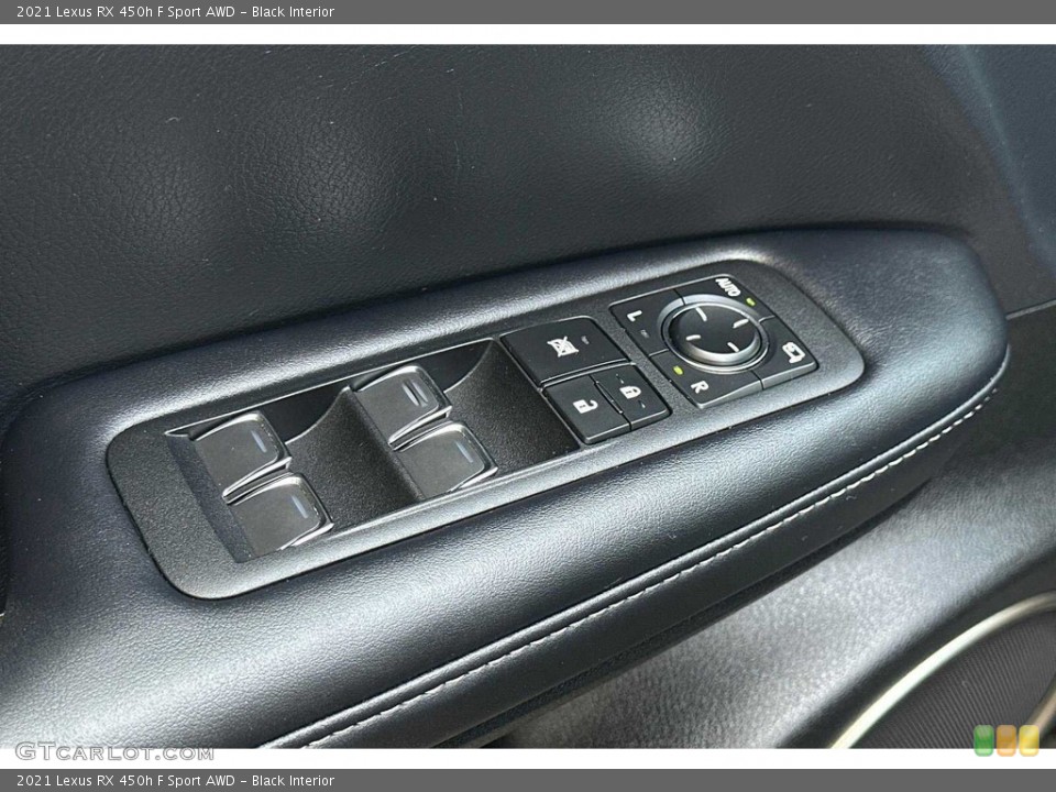 Black Interior Controls for the 2021 Lexus RX 450h F Sport AWD #145682662