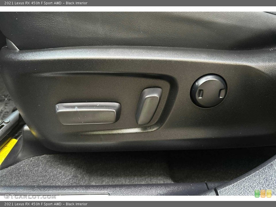 Black Interior Controls for the 2021 Lexus RX 450h F Sport AWD #145682686