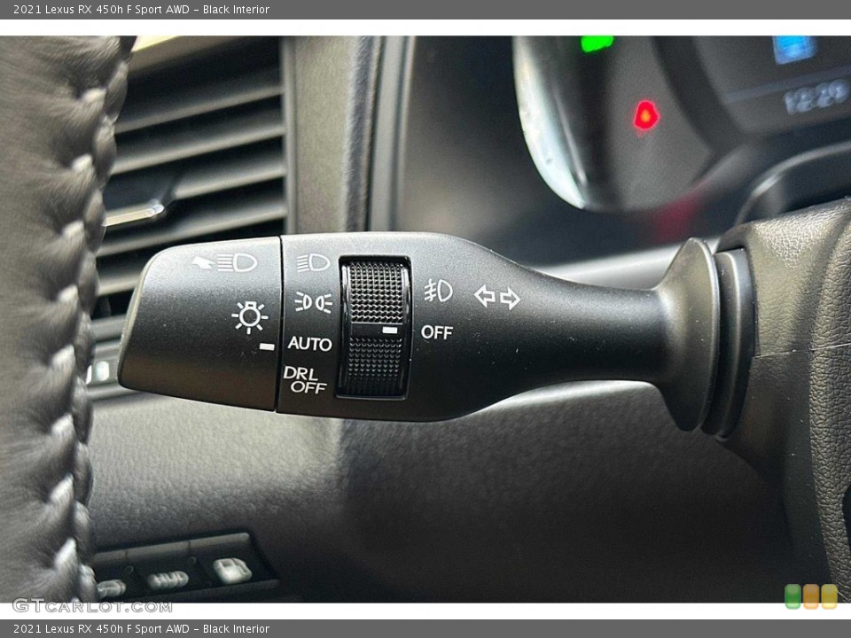 Black Interior Controls for the 2021 Lexus RX 450h F Sport AWD #145683103