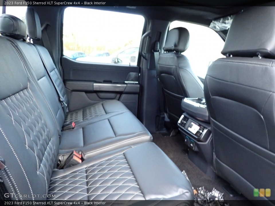 Black Interior Rear Seat for the 2023 Ford F150 Sherrod XLT SuperCrew 4x4 #145683118