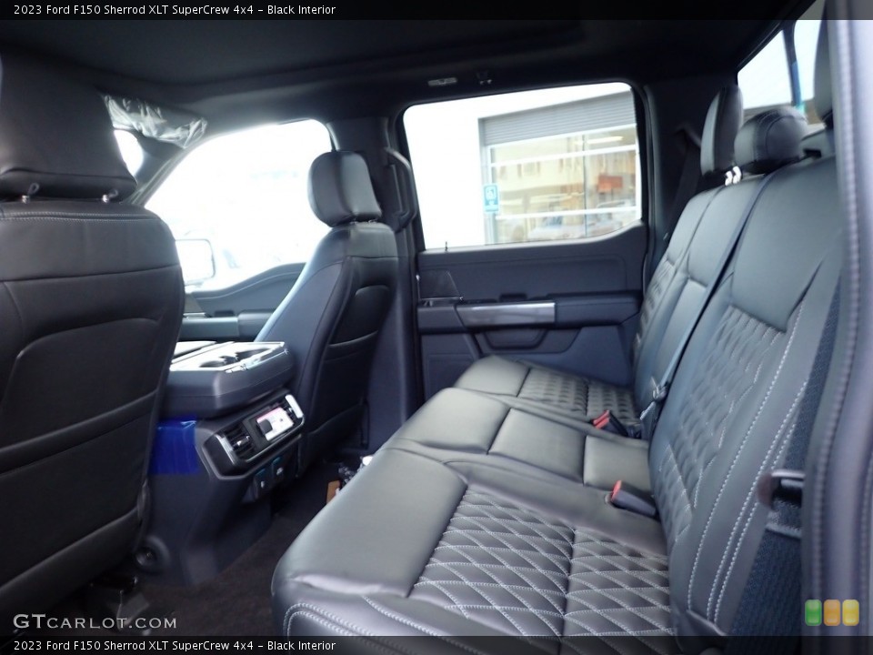 Black Interior Rear Seat for the 2023 Ford F150 Sherrod XLT SuperCrew 4x4 #145683166