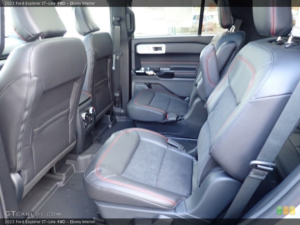 Ebony Interior Rear Seat for the 2023 Ford Explorer ST-Line 4WD #145683514