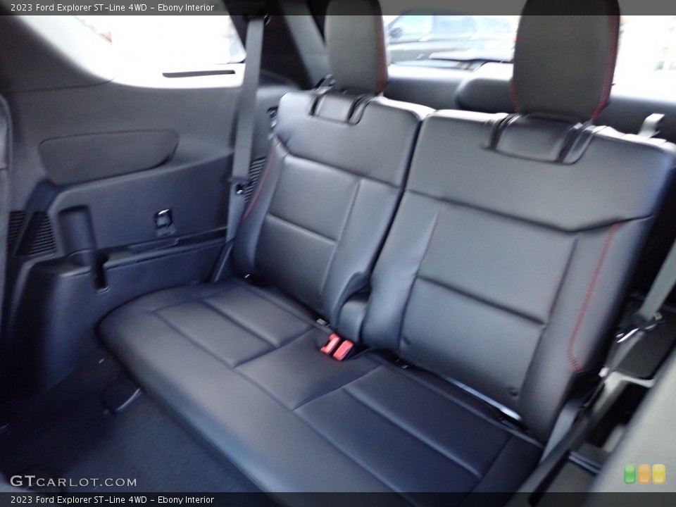 Ebony Interior Rear Seat for the 2023 Ford Explorer ST-Line 4WD #145683529