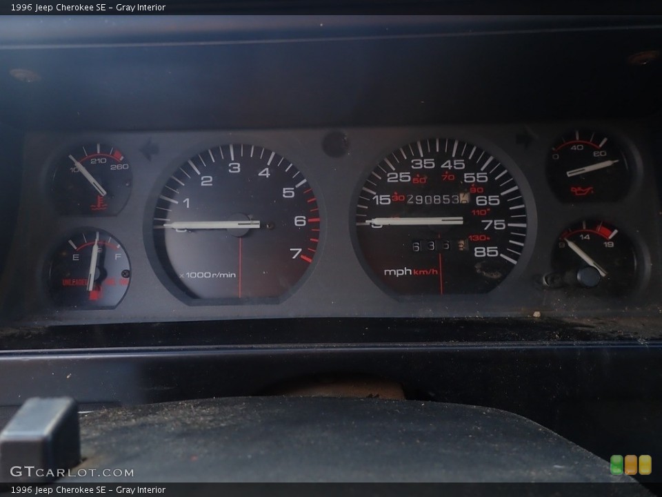 Gray Interior Gauges for the 1996 Jeep Cherokee SE #145683679
