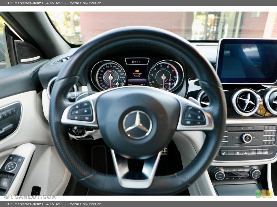 Crystal Grey Interior Steering Wheel for the 2015 Mercedes-Benz CLA 45 AMG #145683913