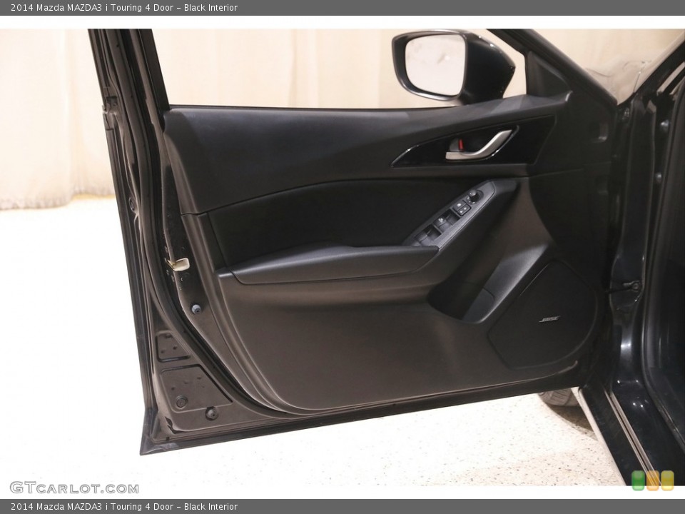 Black Interior Door Panel for the 2014 Mazda MAZDA3 i Touring 4 Door #145684282