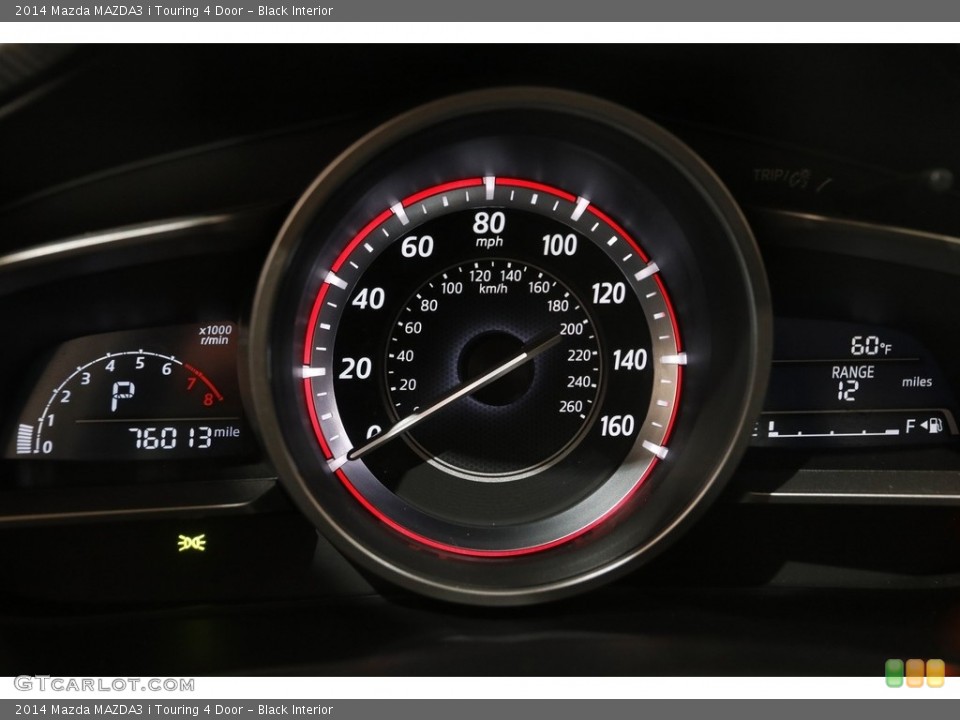 Black Interior Gauges for the 2014 Mazda MAZDA3 i Touring 4 Door #145684345