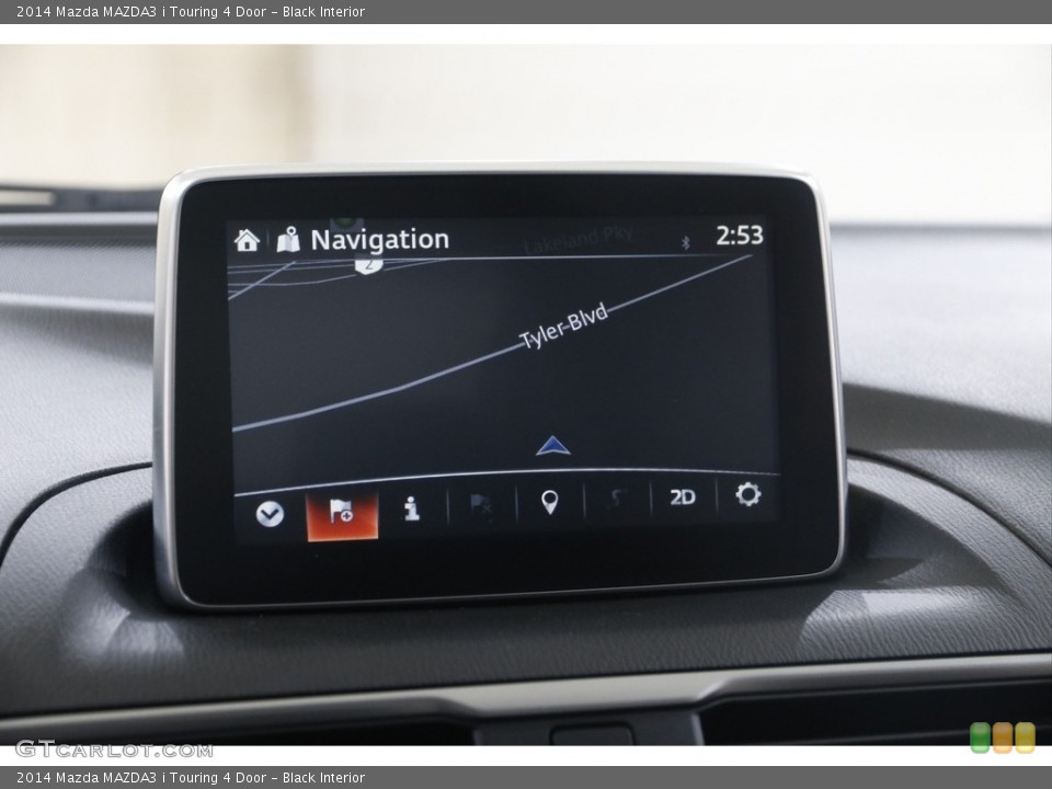 Black Interior Navigation for the 2014 Mazda MAZDA3 i Touring 4 Door #145684378