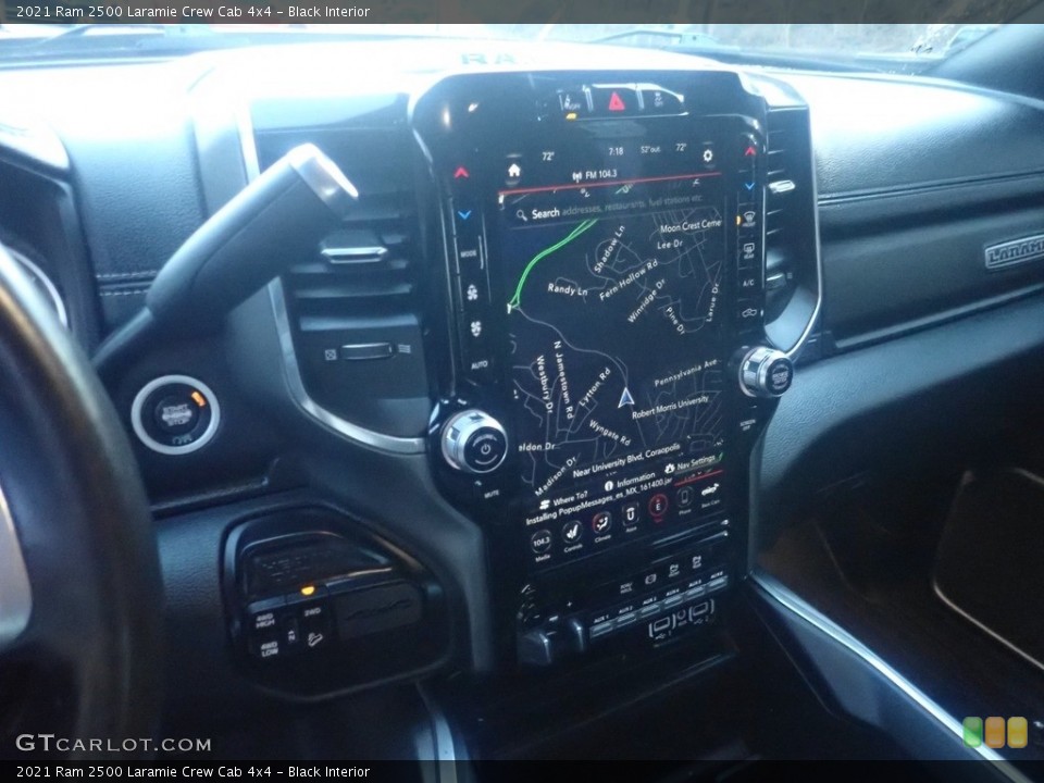 Black Interior Navigation for the 2021 Ram 2500 Laramie Crew Cab 4x4 #145685893