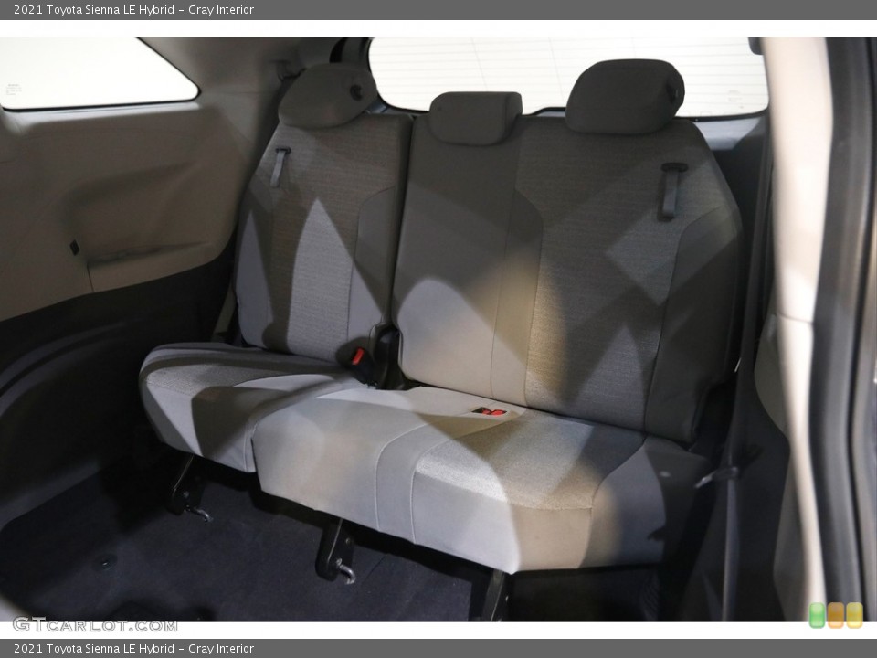 Gray Interior Rear Seat for the 2021 Toyota Sienna LE Hybrid #145686539