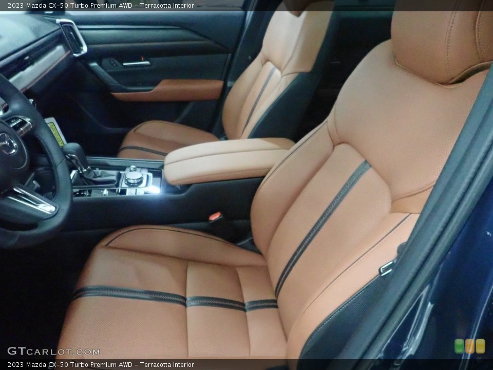 Terracotta Interior Front Seat for the 2023 Mazda CX-50 Turbo Premium AWD #145686656