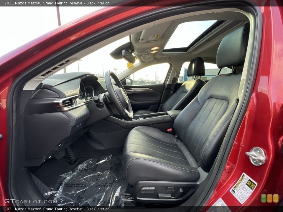 Black Interior Front Seat for the 2021 Mazda Mazda6 Grand Touring Reserve #145686719