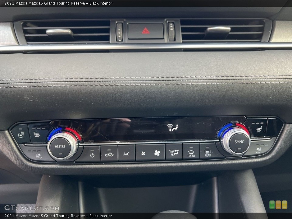 Black Interior Controls for the 2021 Mazda Mazda6 Grand Touring Reserve #145686839