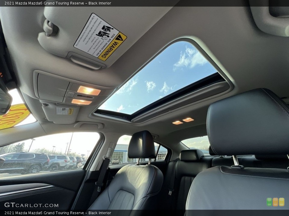Black Interior Sunroof for the 2021 Mazda Mazda6 Grand Touring Reserve #145686872