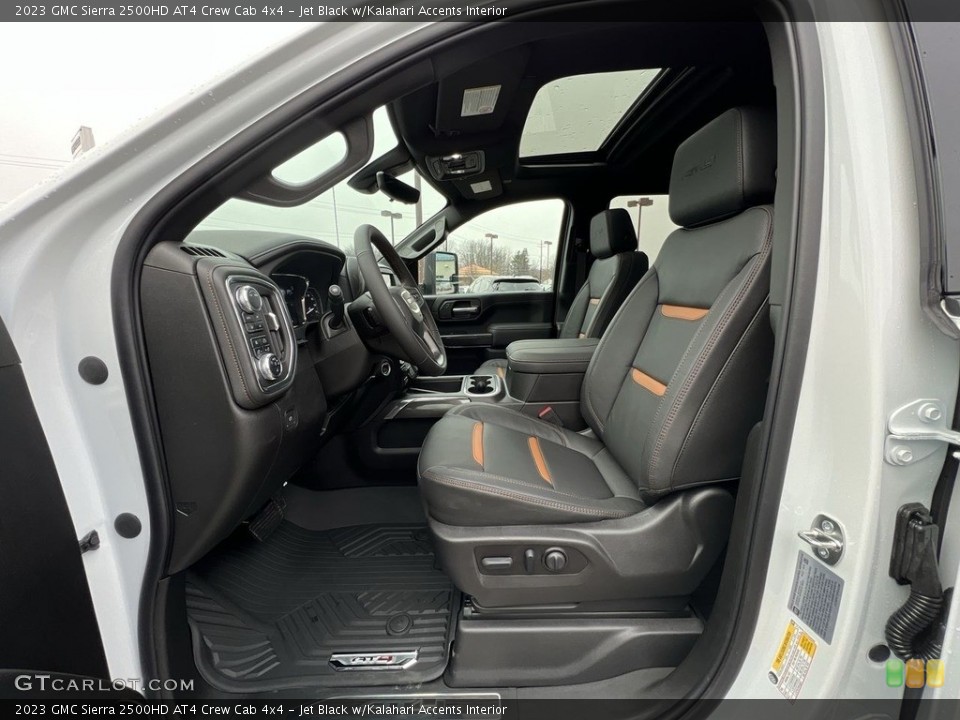 Jet Black w/Kalahari Accents Interior Photo for the 2023 GMC Sierra 2500HD AT4 Crew Cab 4x4 #145688057