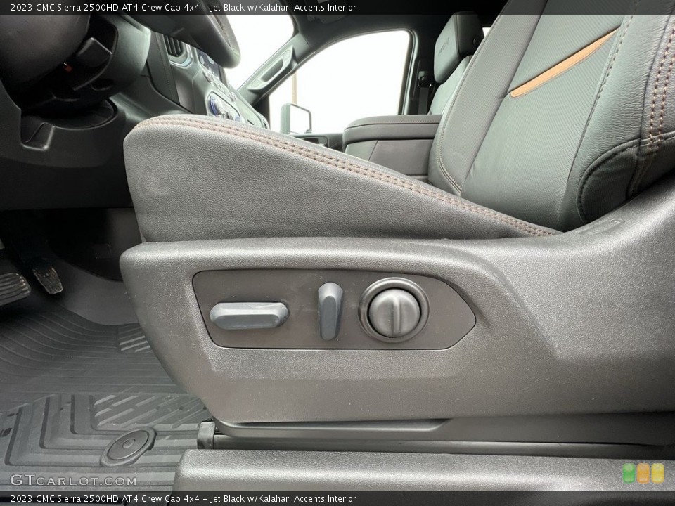 Jet Black w/Kalahari Accents Interior Front Seat for the 2023 GMC Sierra 2500HD AT4 Crew Cab 4x4 #145688072