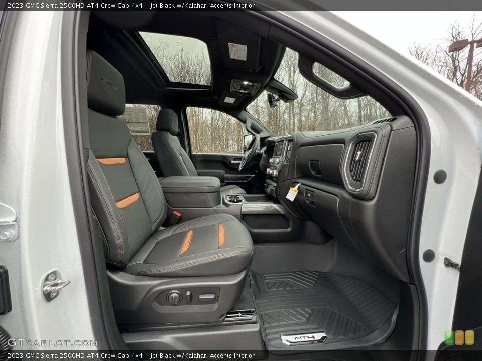 Jet Black w/Kalahari Accents Interior Front Seat for the 2023 GMC Sierra 2500HD AT4 Crew Cab 4x4 #145688267