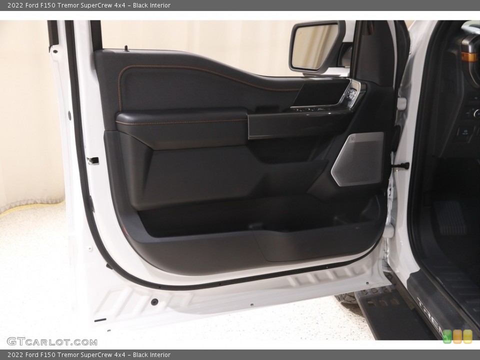 Black Interior Door Panel for the 2022 Ford F150 Tremor SuperCrew 4x4 #145689923
