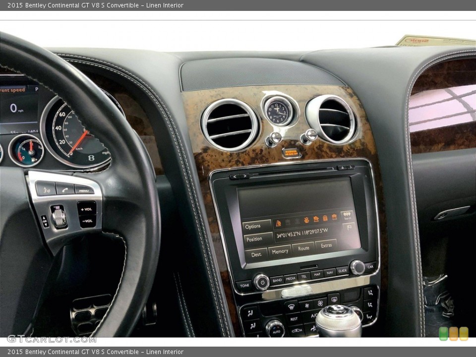 Linen Interior Controls for the 2015 Bentley Continental GT V8 S Convertible #145690454