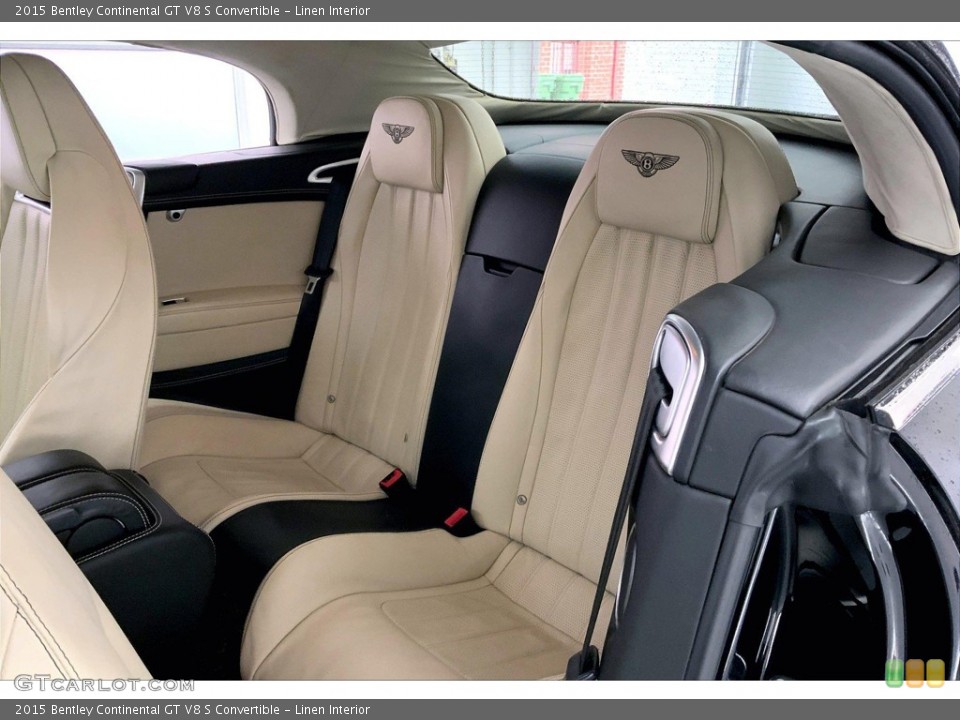 Linen Interior Rear Seat for the 2015 Bentley Continental GT V8 S Convertible #145690793