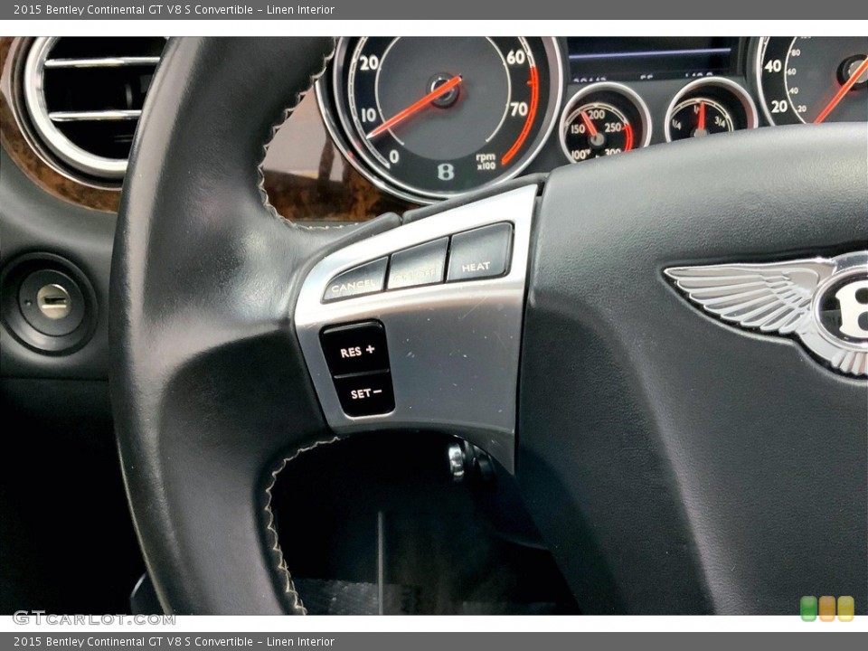 Linen Interior Steering Wheel for the 2015 Bentley Continental GT V8 S Convertible #145690823