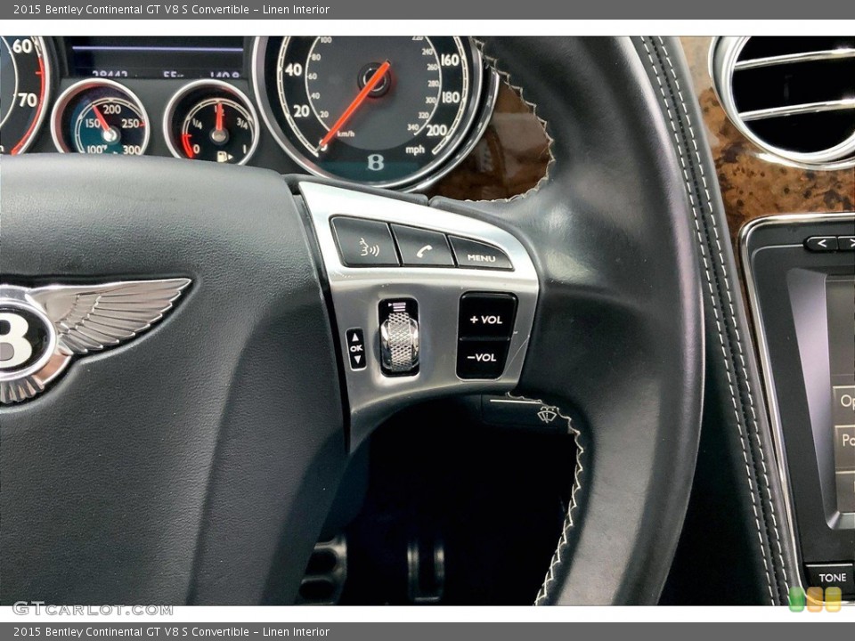 Linen Interior Steering Wheel for the 2015 Bentley Continental GT V8 S Convertible #145690862