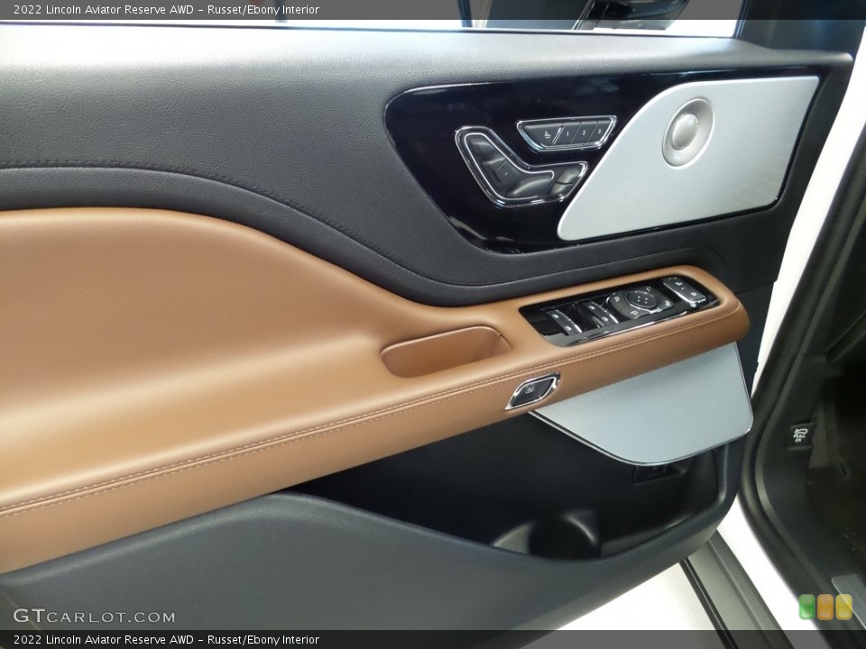 Russet/Ebony Interior Door Panel for the 2022 Lincoln Aviator Reserve AWD #145691678
