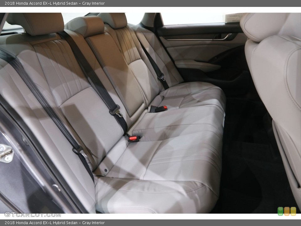 Gray Interior Rear Seat for the 2018 Honda Accord EX-L Hybrid Sedan #145693226
