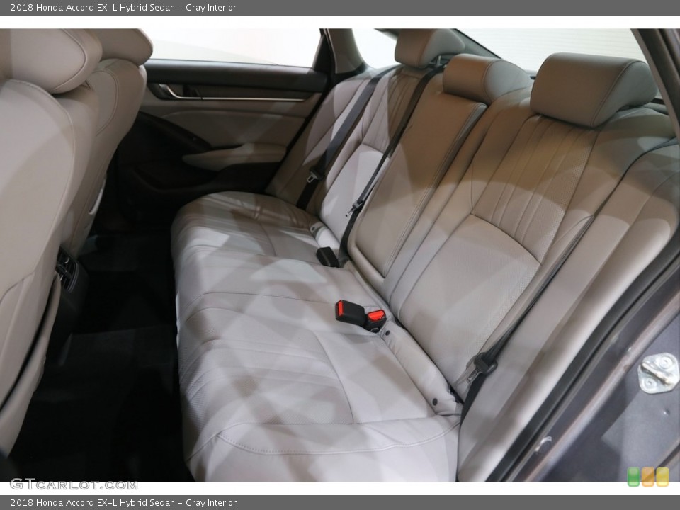 Gray Interior Rear Seat for the 2018 Honda Accord EX-L Hybrid Sedan #145693247