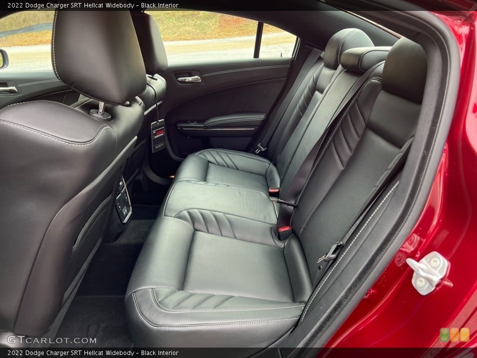 Black Interior Rear Seat for the 2022 Dodge Charger SRT Hellcat Widebody #145693724