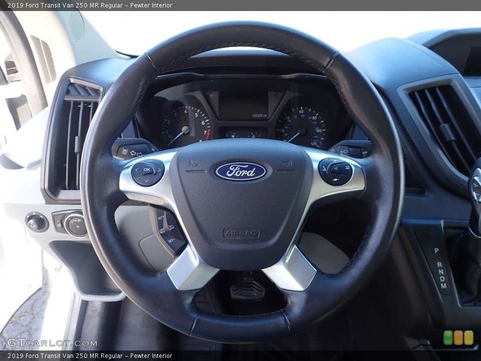 Pewter Interior Steering Wheel for the 2019 Ford Transit Van 250 MR Regular #145694141