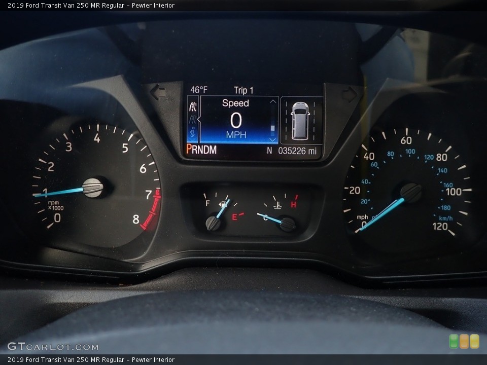 Pewter Interior Gauges for the 2019 Ford Transit Van 250 MR Regular #145694153