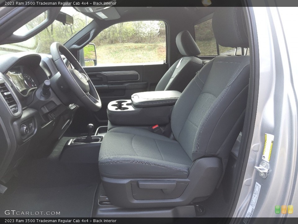 Black Interior Front Seat for the 2023 Ram 3500 Tradesman Regular Cab 4x4 #145694858