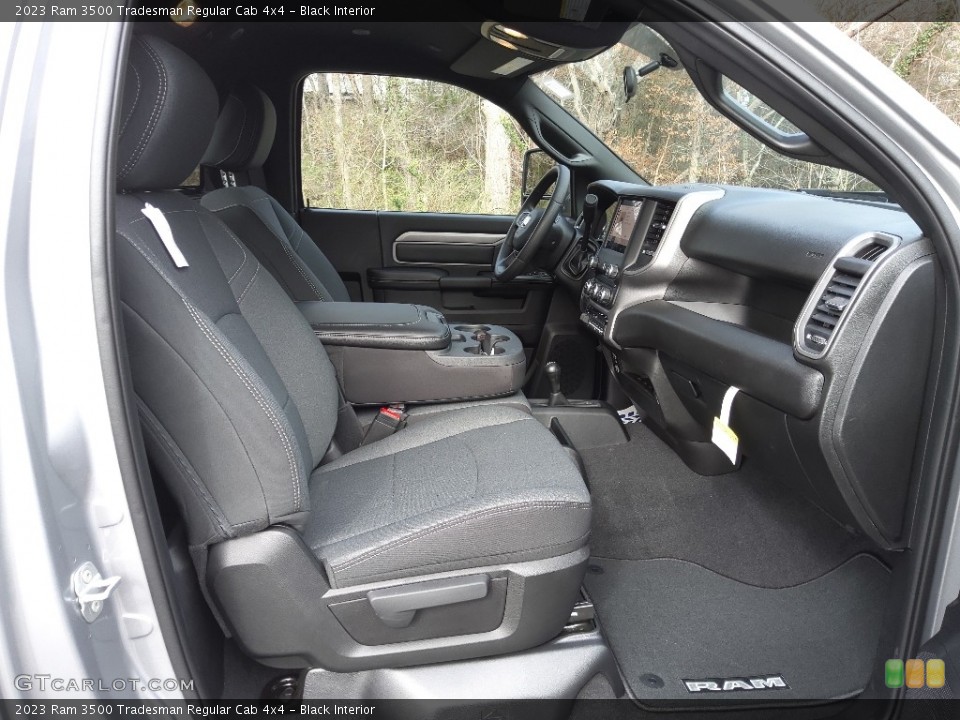 Black Interior Front Seat for the 2023 Ram 3500 Tradesman Regular Cab 4x4 #145694885