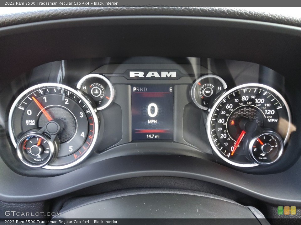 Black Interior Gauges for the 2023 Ram 3500 Tradesman Regular Cab 4x4 #145694912