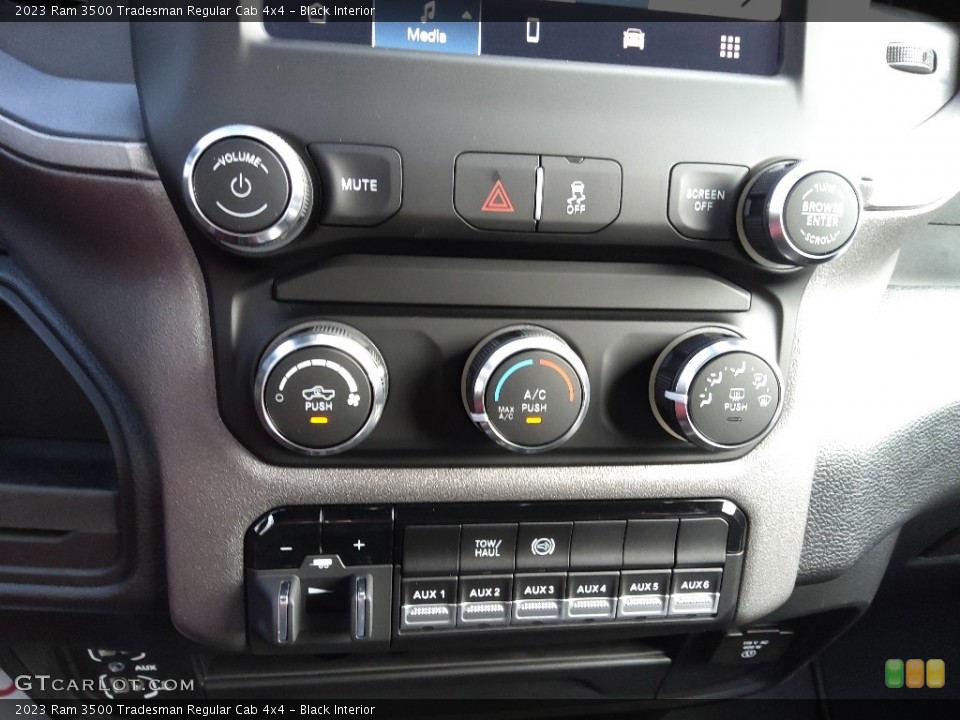Black Interior Controls for the 2023 Ram 3500 Tradesman Regular Cab 4x4 #145694966
