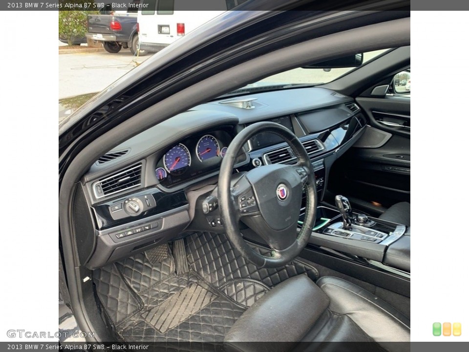 Black Interior Dashboard for the 2013 BMW 7 Series Alpina B7 SWB #145695575