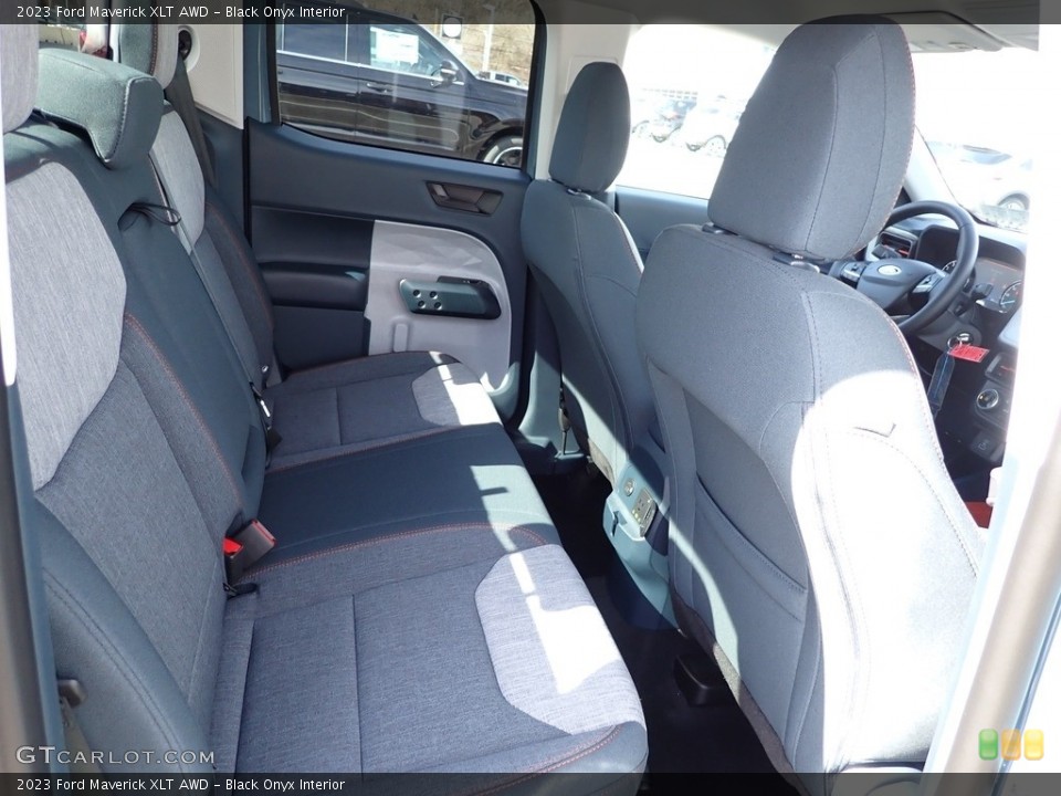 Black Onyx Interior Rear Seat for the 2023 Ford Maverick XLT AWD #145695596