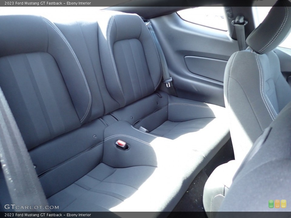 Ebony Interior Rear Seat for the 2023 Ford Mustang GT Fastback #145696184
