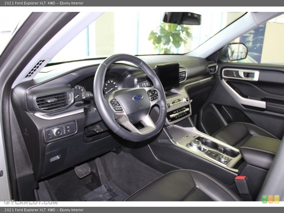 Ebony Interior Front Seat for the 2021 Ford Explorer XLT 4WD #145696820