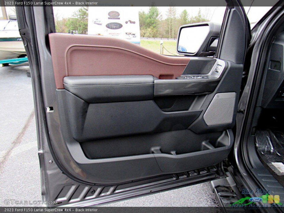 Black Interior Door Panel for the 2023 Ford F150 Lariat SuperCrew 4x4 #145697339