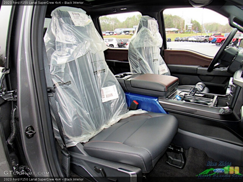 Black Interior Front Seat for the 2023 Ford F150 Lariat SuperCrew 4x4 #145697366