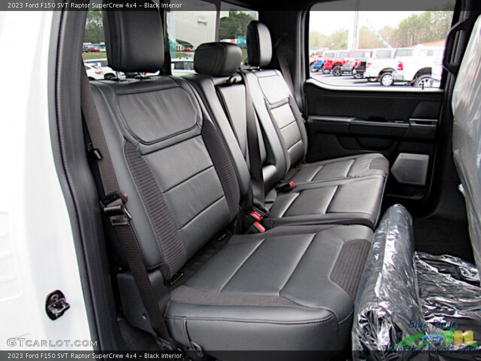 Black Interior Rear Seat for the 2023 Ford F150 SVT Raptor SuperCrew 4x4 #145697372
