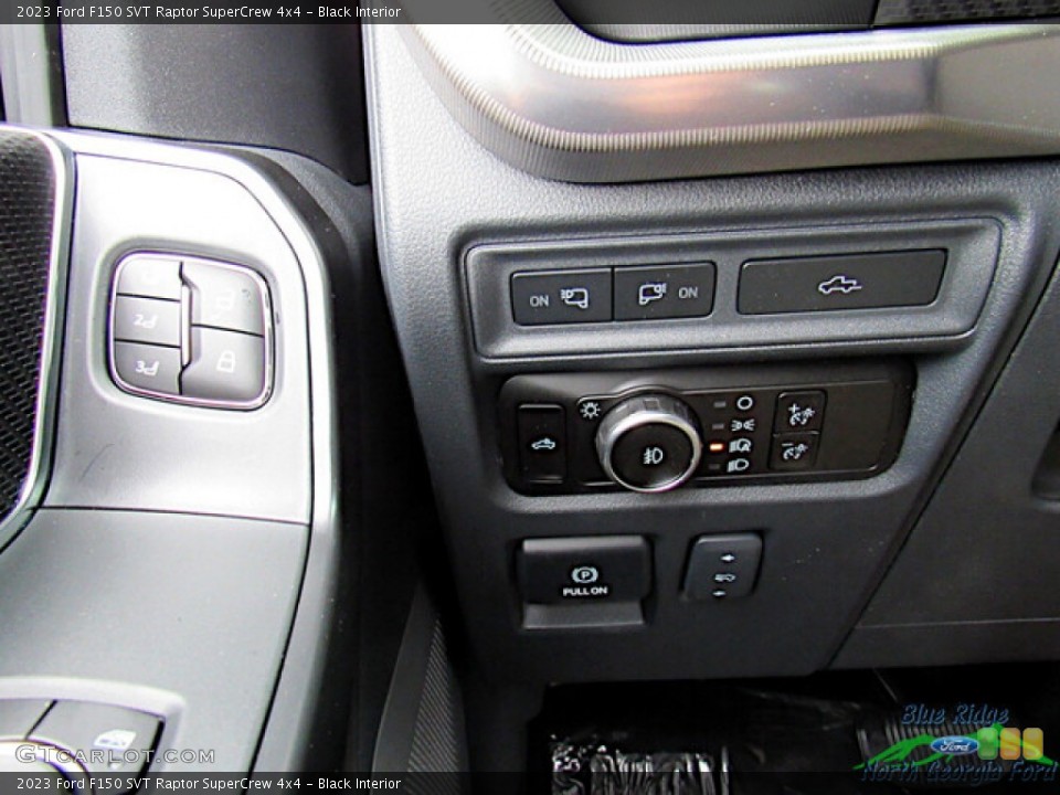 Black Interior Controls for the 2023 Ford F150 SVT Raptor SuperCrew 4x4 #145697495