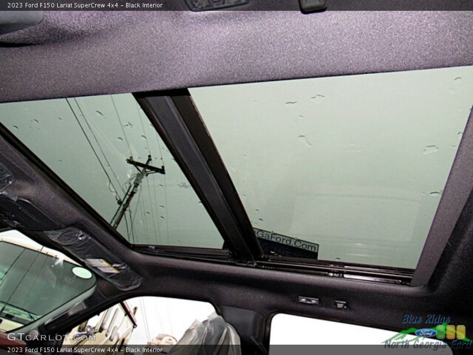 Black Interior Sunroof for the 2023 Ford F150 Lariat SuperCrew 4x4 #145697498