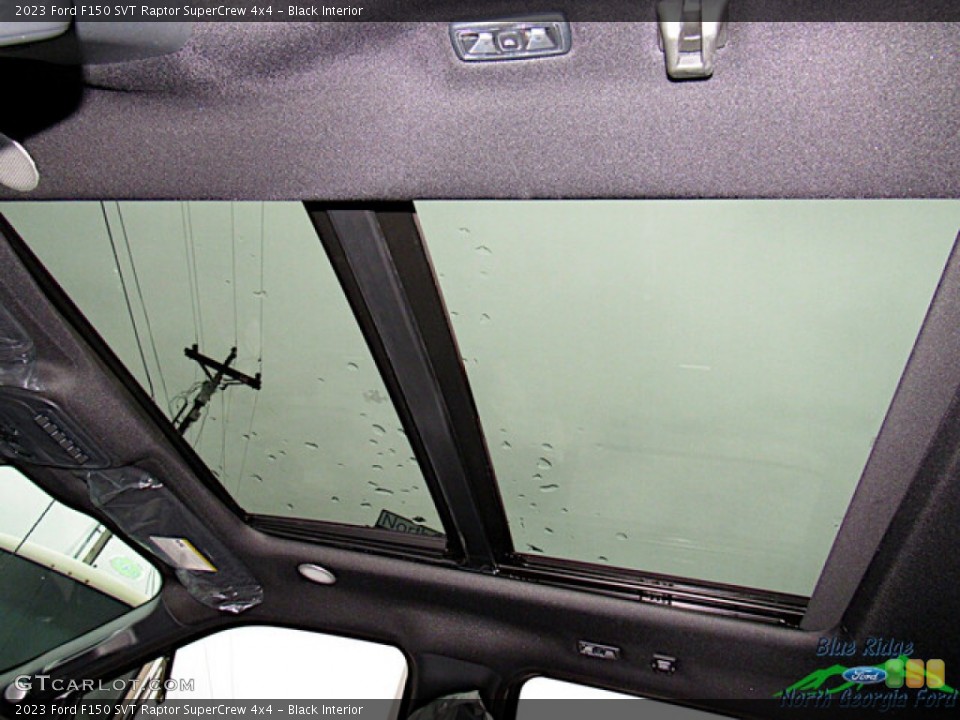 Black Interior Sunroof for the 2023 Ford F150 SVT Raptor SuperCrew 4x4 #145697519